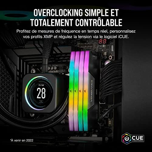 CORSAIR Vengeance RGB DDR5 RAM 32Go (2x16Go)