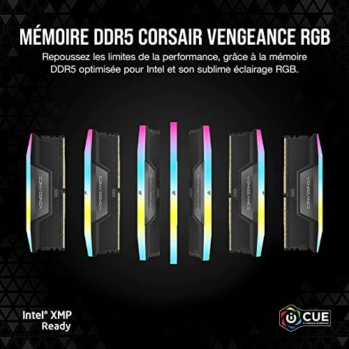CORSAIR Vengeance RGB DDR5 RAM 32Go (2x16Go)